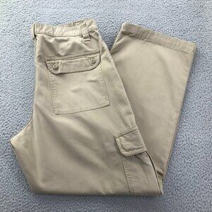 LEVIS Silvertab Vintage Pants Mens 34x32 (34x31) Khaki Tan Cargo Pocket Straight